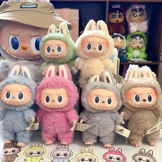 Labubu - سلسلة مفاتيح بشكل وحشي كرتوني ( Random Colours)