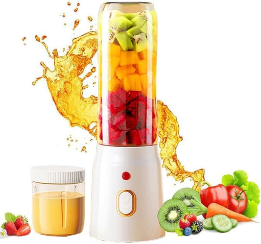 Portable Blender, Personal Blender with 10 Blades, Cordless Mini Blender for Travel, Sports and Home, 500ml