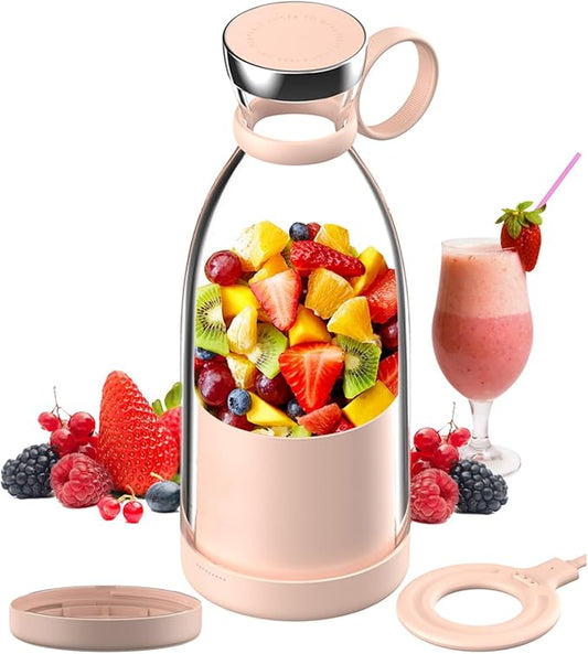 380ml Portable Electric Fresh Juice Blender Cup Built-in Battery Wireless Charging Outdoor Mini Fresh Fruit Juicing Machine