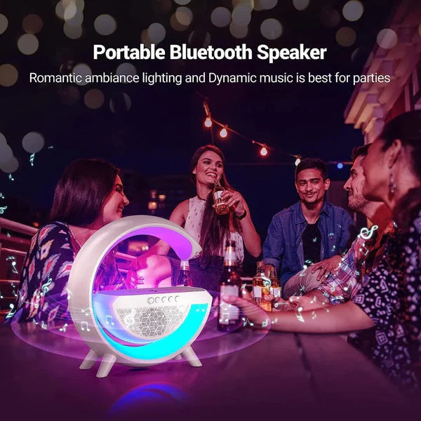 Lamp with Charging Function, Crystal Table Lamp, Intelligent LED Table Lamp, Bedside Lamp Touch Dimmable, Bedside Lamp with Wireless Charger, Intelligent Light Alarm Clock, Radio