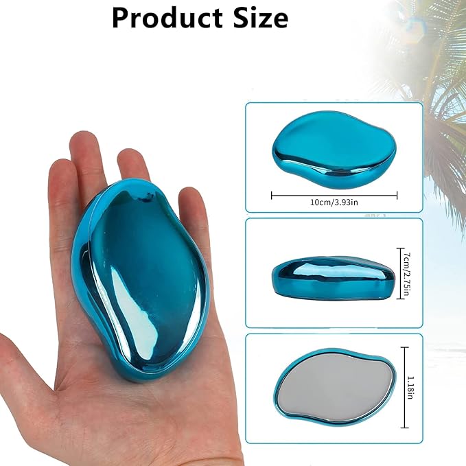 Crystal Hair Remover Stone Epilators Fast & Easy Magic Crystal Hair Eraser Portable Depilation Exfoliating Tool Apply to Any Part of the Body